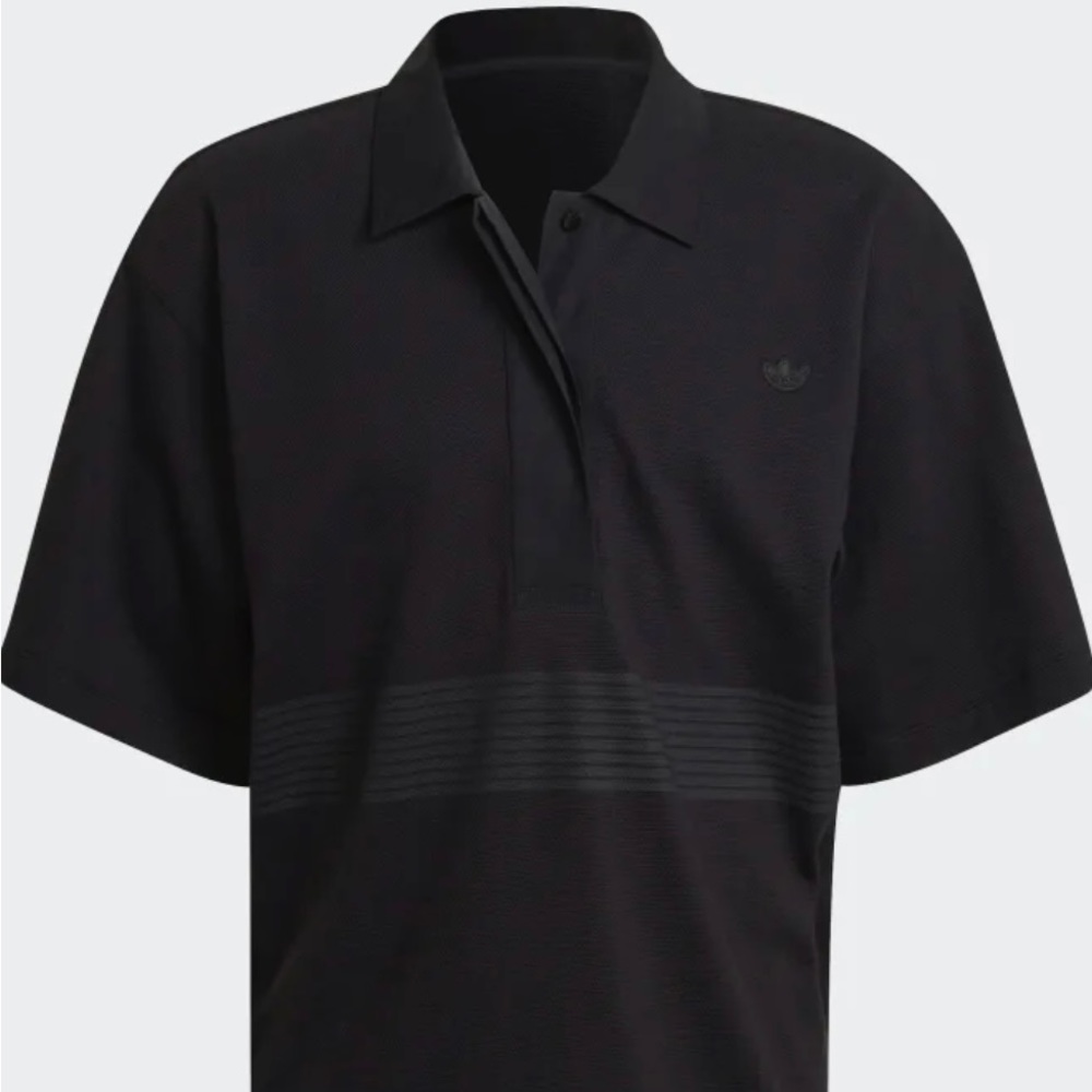 Like new black adidas Arkive Blue polo